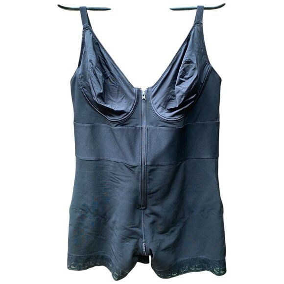 SHAPELLX Women's Bodysuit Tummy Control Bum Lifting Deep V Neck Body Shaper 6XL - Picture 6 of 11